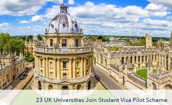 Do you know that UK Govt Extended Pilot Student Visa Scheme to 23 Universities