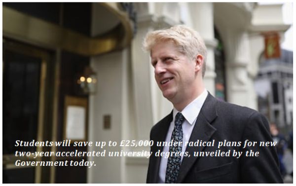UK Unveils Radical Plans for New Two Year Degrees- Students Can Save Up to £25,000