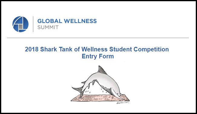 Shark Tank of Wellness Student Global Competition