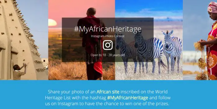 UNESCO African World Heritage Day Instagram Photo Contest