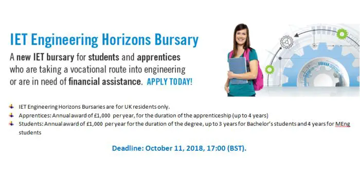 IET Engineering Horizons Bursary
