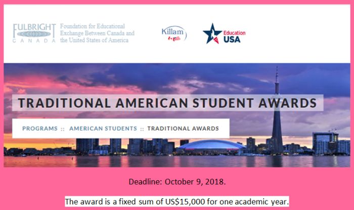 Traditional American Student Awards