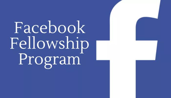 Facebook Fellowship Program 2018