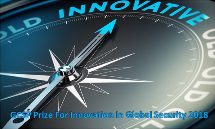 GCSP Prize for Innovation in Global Security 2018