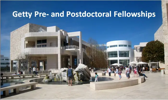 Getty Predoctoral and Postdoctoral Fellowships