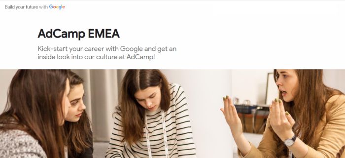 Google AdCamp EMEA Program
