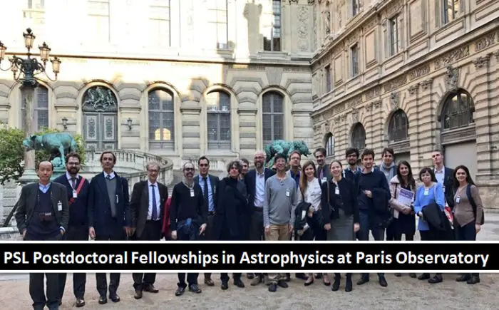 PSL Postdoctoral Fellowships in Astrophysics at Paris Observatory