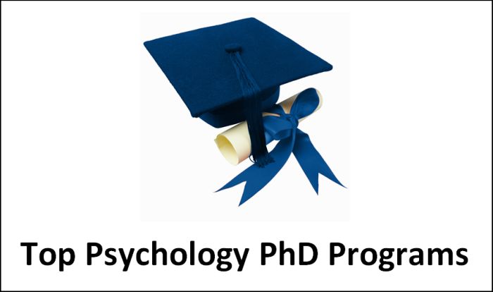 Top Psychology PhD Programs 2018-19