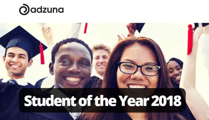 Adzuna Student of the Year Award 2018