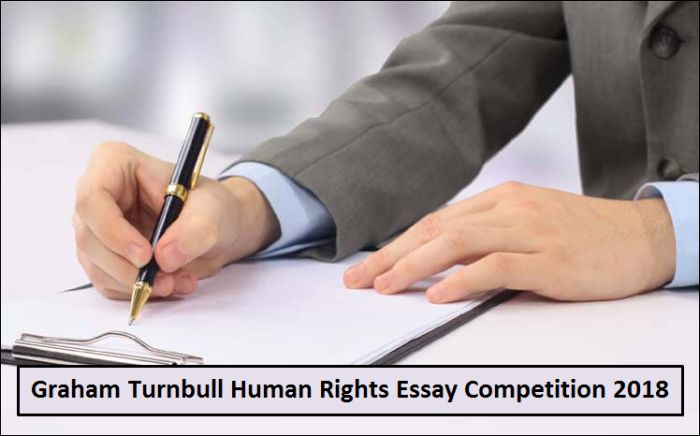 Graham Turnbull Human Rights Essay Competition 2018