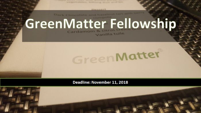 GreenMatter Fellowship
