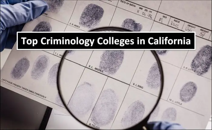 Top Criminology Colleges in California 2018-19