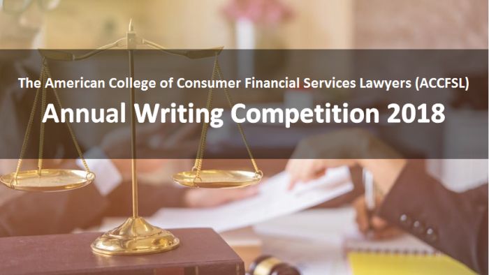 ACCFSL Writing Competition 2018