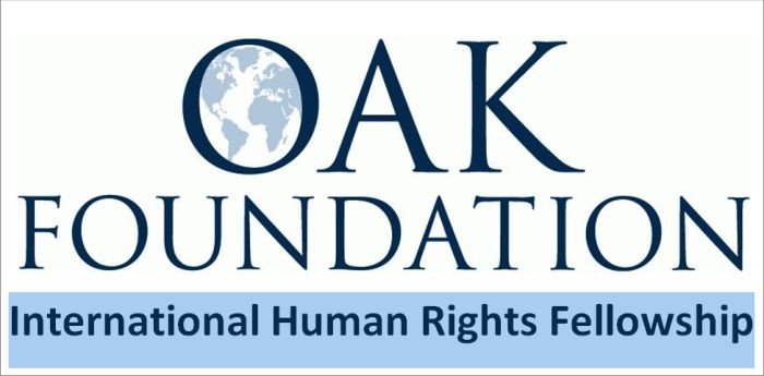 Oak Foundation International Human Rights Fellowship