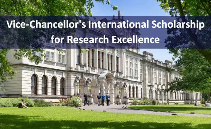 Vice-Chancellor's International Scholarship for Research Excellence