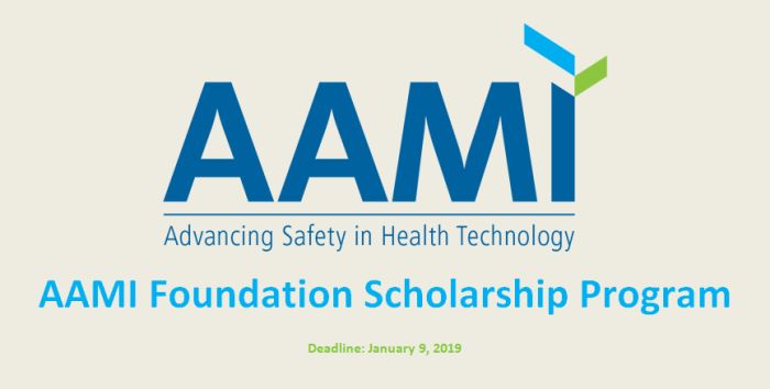 AAMI Foundation Scholarship Programs