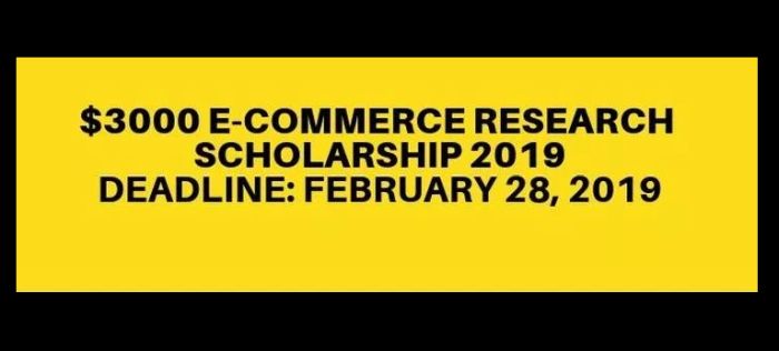 E-Commerce Research Scholarship Program