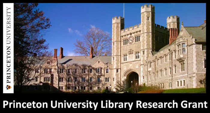 Princeton University Library Research Grant