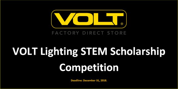 VOLT Lighting STEM Scholarship Competition