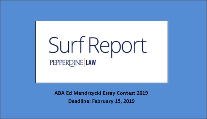 ABA Ed Mendrzycki Essay Contest 2019