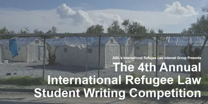 Annual International Refugee Law Student Writing Competition
