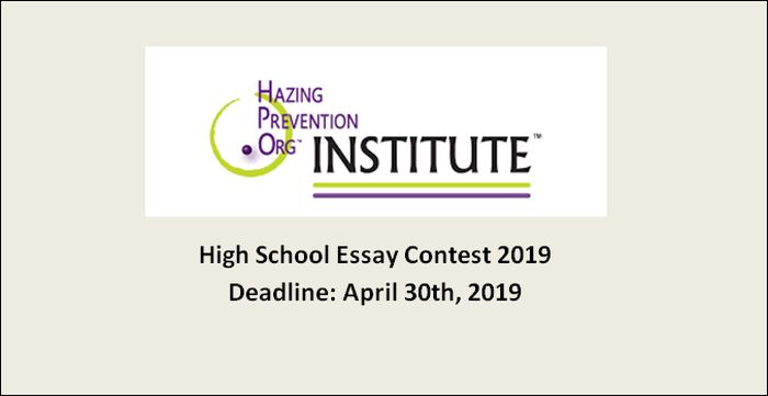 High School Essay Contest 2019