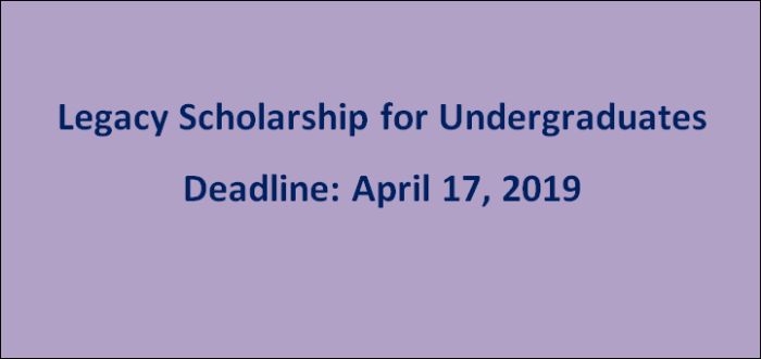 Legacy Scholarship for Graduate Students