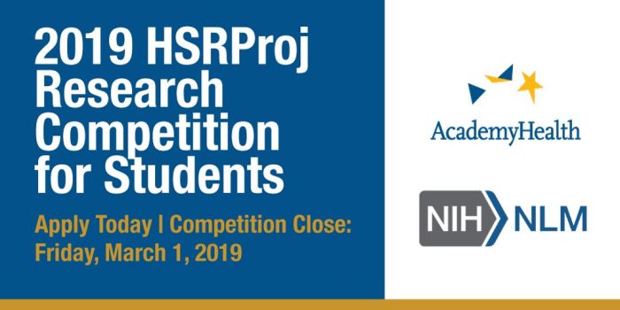 HSRProj Research Competition for Students: Identifying Research Gaps in HSR