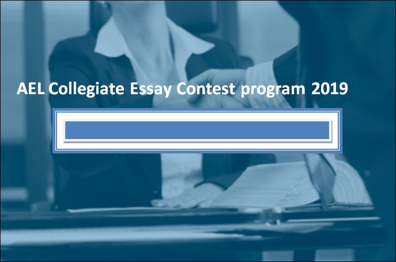 AEL Collegiate Essay Contest program 2019