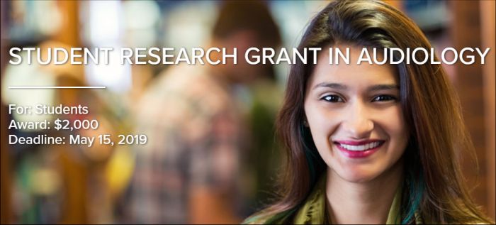 Student Research Grant in Audiology