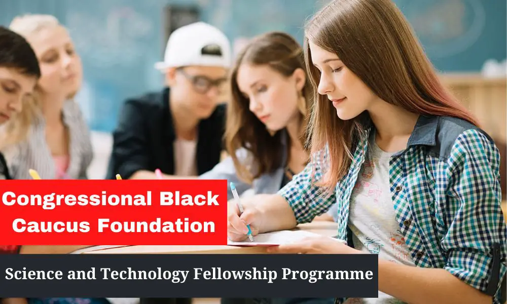Congressional Black Caucus Foundation Science and Technology Fellowship Programme 2020-2021