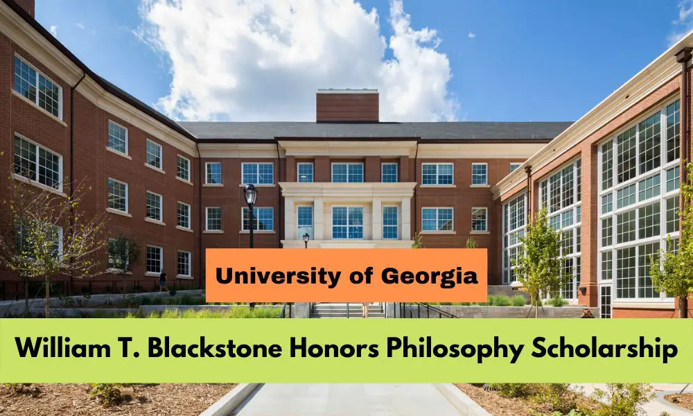 William T. Blackstone Honors Philosophy Scholarship