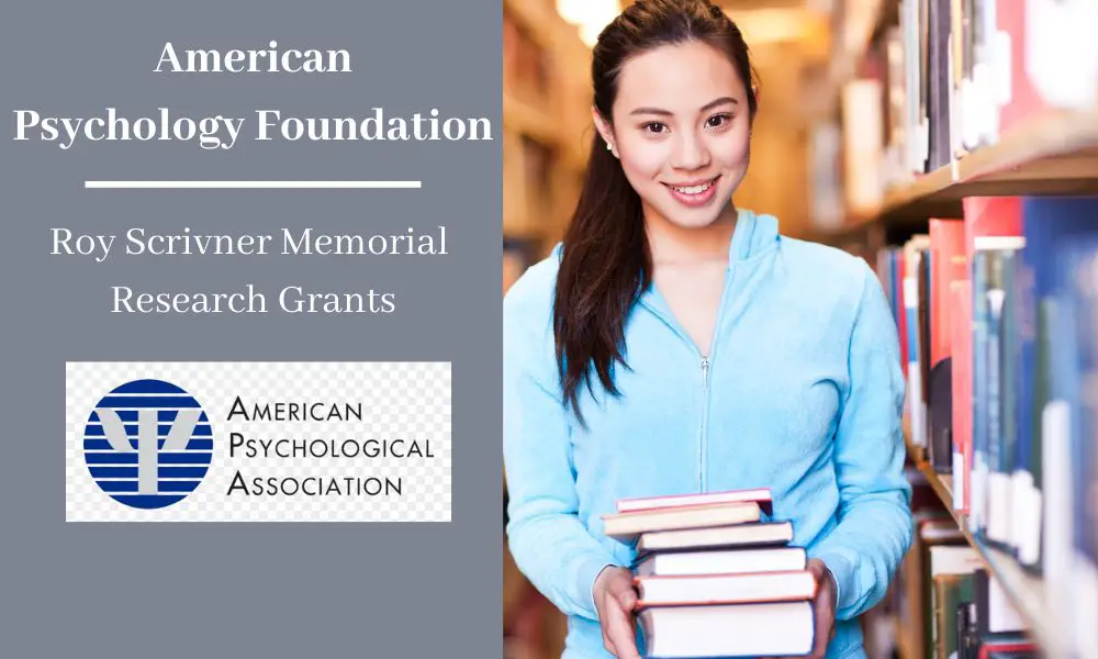 APF Roy Scrivner Memorial Research Grants