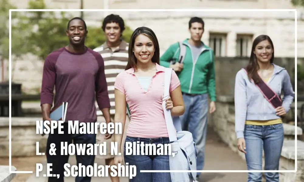 NSPE Maureen L. & Howard N. Blitman, P.E., Scholarship
