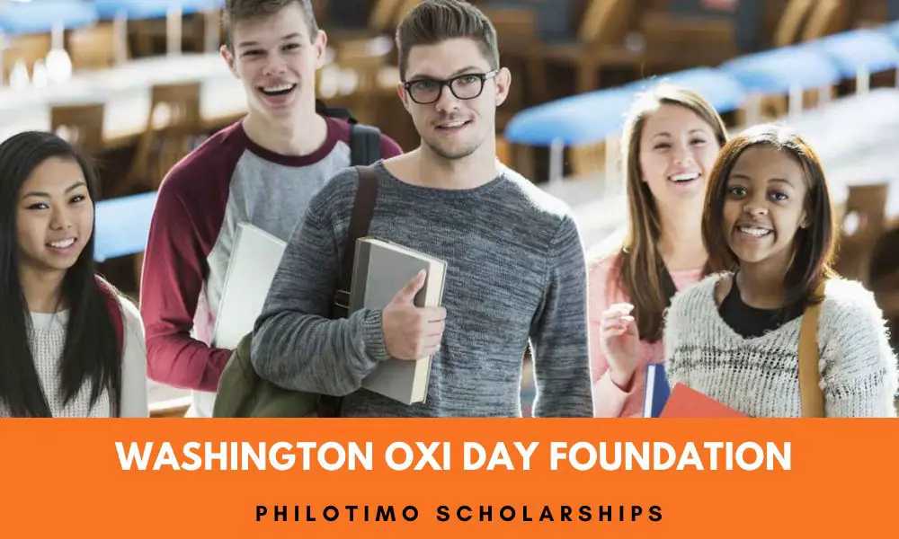 Washington Oxi Day Foundation Philotimo Scholarships 2020
