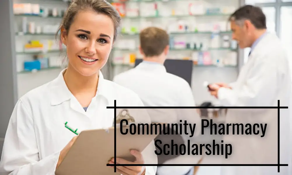 Community Pharmacy Scholarship for the year of 2020-21