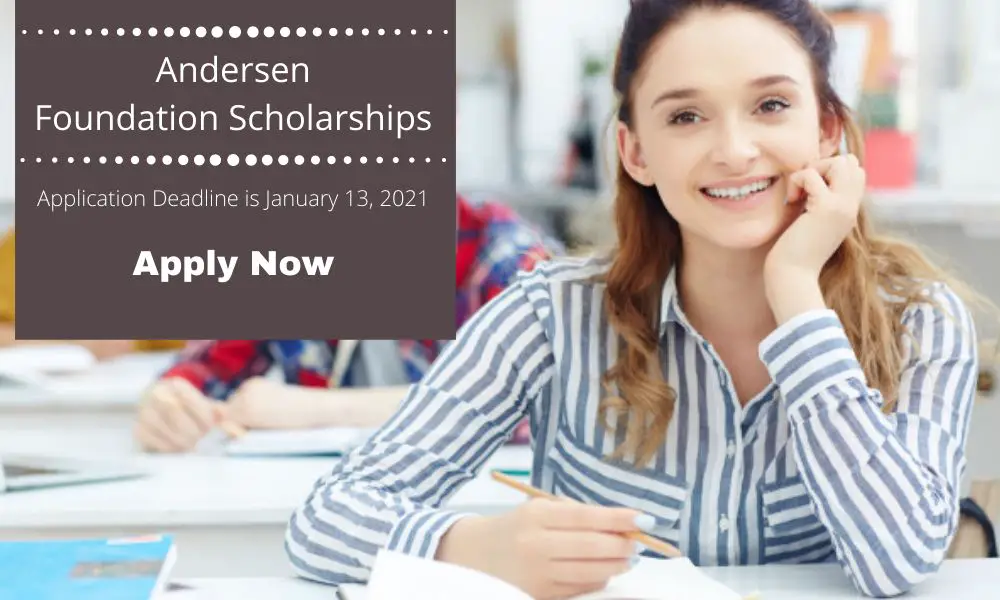 Andersen Foundation Accounting Scholarship Programs