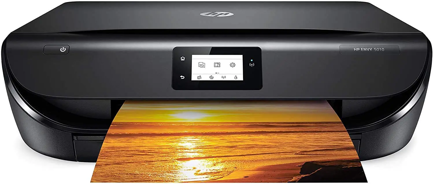 HP Envy 5010 All-in-One Wireless Printer, Copy and Scan with Built-in Wi-Fi & HP Smart App, Z4A59A (Renewed)
