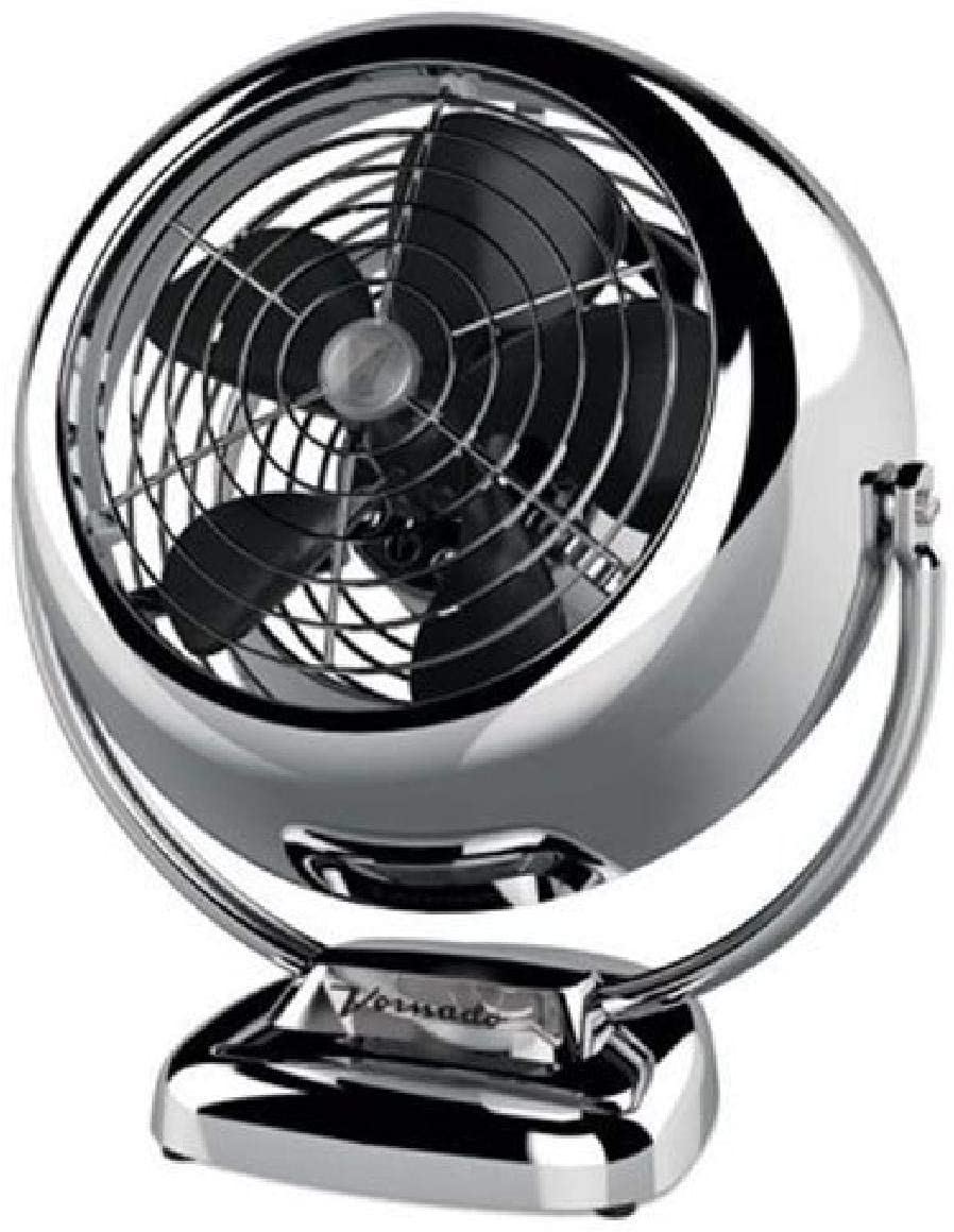 Vornado VFAN Jr. Vintage Air Circulator Fan, Chrome