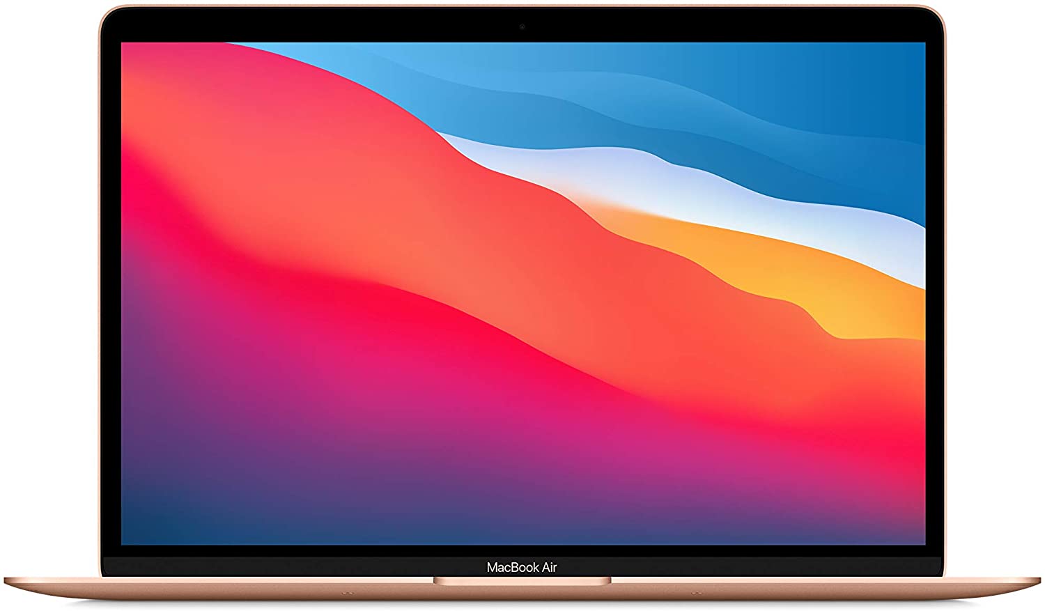 New Apple MacBook Air with Apple M1 Chip (13-inch, 8GB RAM, 256GB SSD Storage) - Gold (Latest Model)