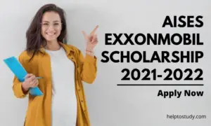AISES ExxonMobil Scholarship 2021-2022