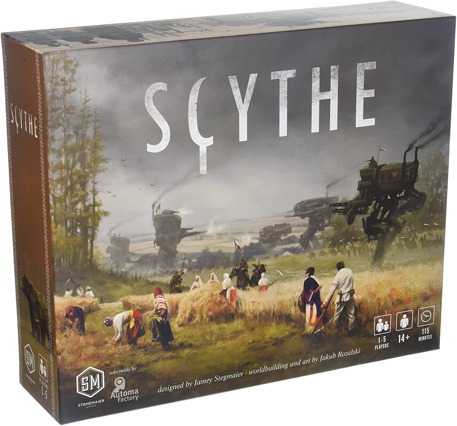 Stonemaier Games Scythe Board Game - An Engine-Building, Area Control for 1-5 Players, Ages 14+