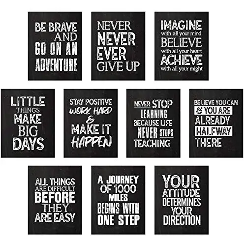 Affirmative Motivational Short Quotes Posters