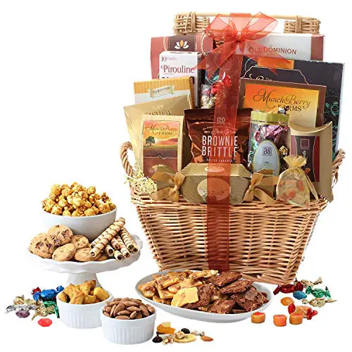 Broadway Basketeers Deluxe Gift Basket with Chocolate