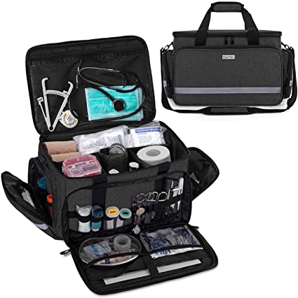 Carmio Nurse Medical Bag with Removable Inner Dividers