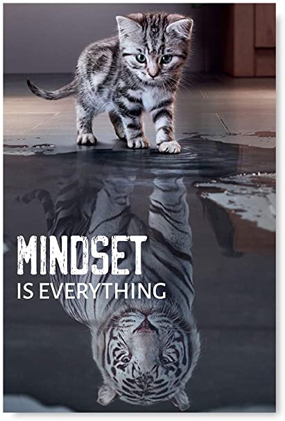Mindset is Everything Motivational Poster
