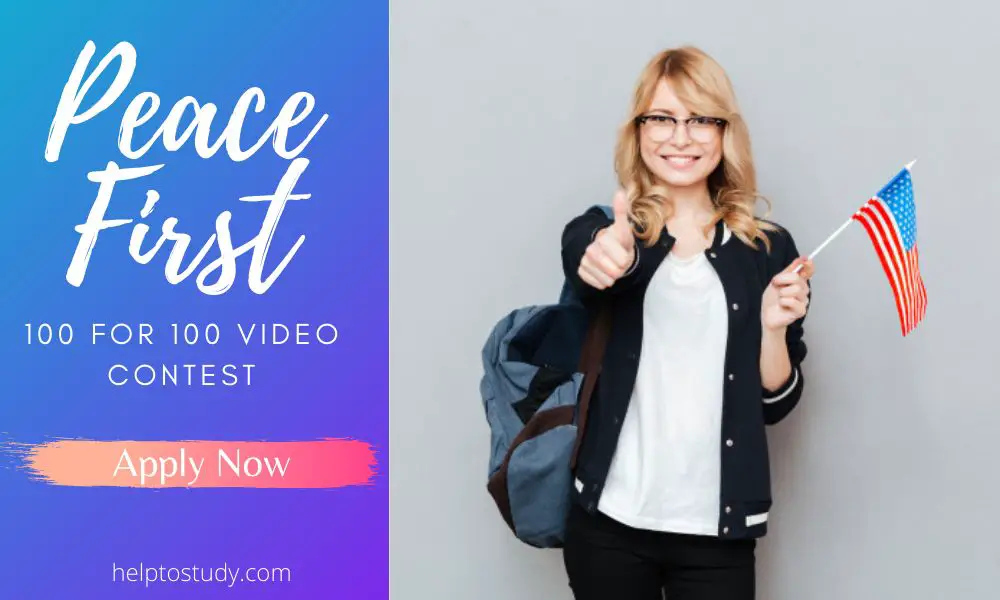 Peace First 100 for 100 Video Contest
