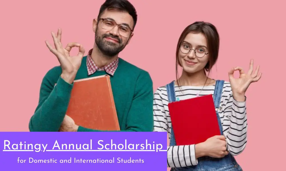 Ratingy Annual Scholarship for Domestic and International Students