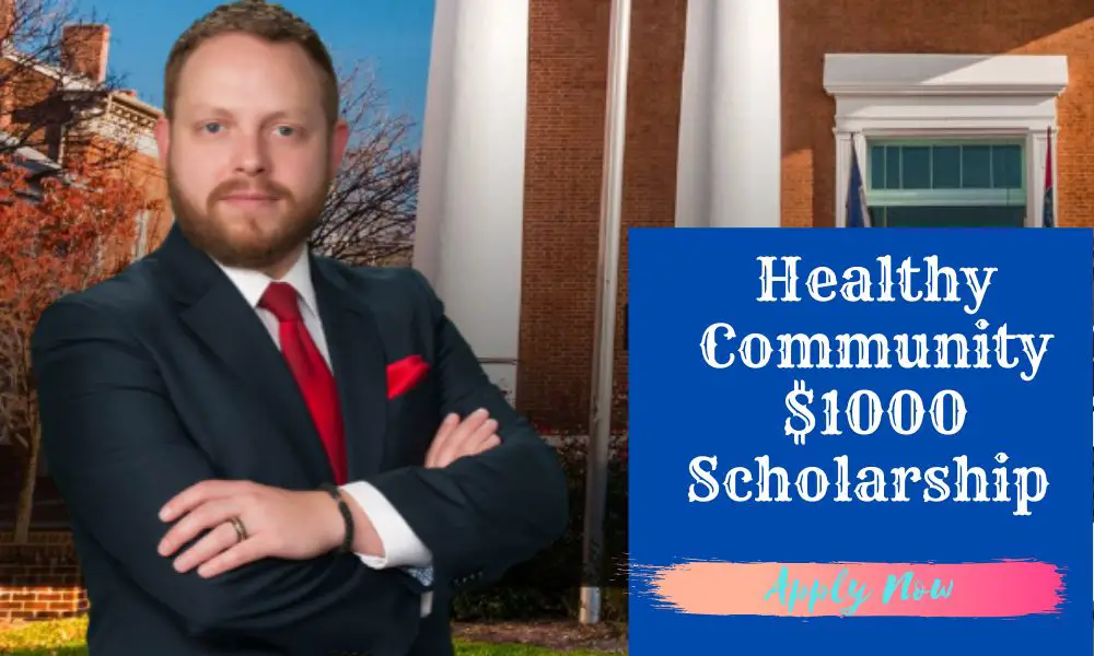 Healthy Community $1000 Scholarship 2021