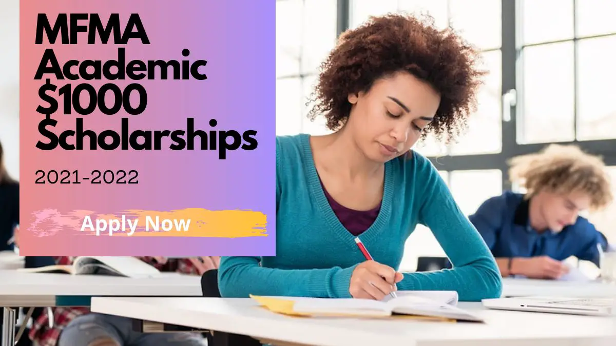 MFMA Academic $1000 Scholarships 2021-2022